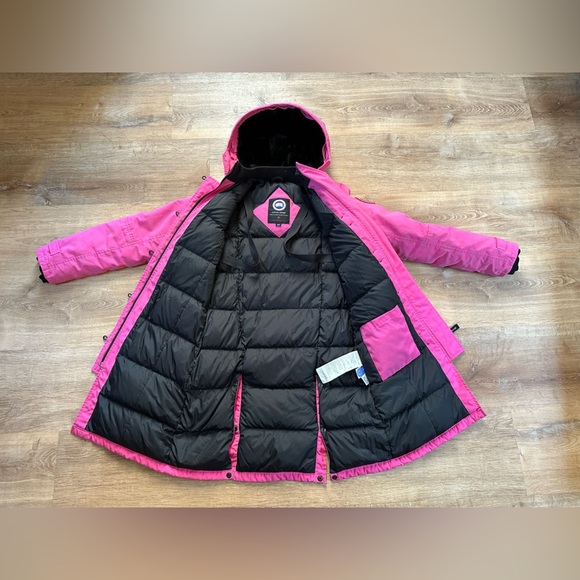 Authentic Canada Goose Down Filled Kensington Parka Summit Pink Size XS - Picture 3 of 14